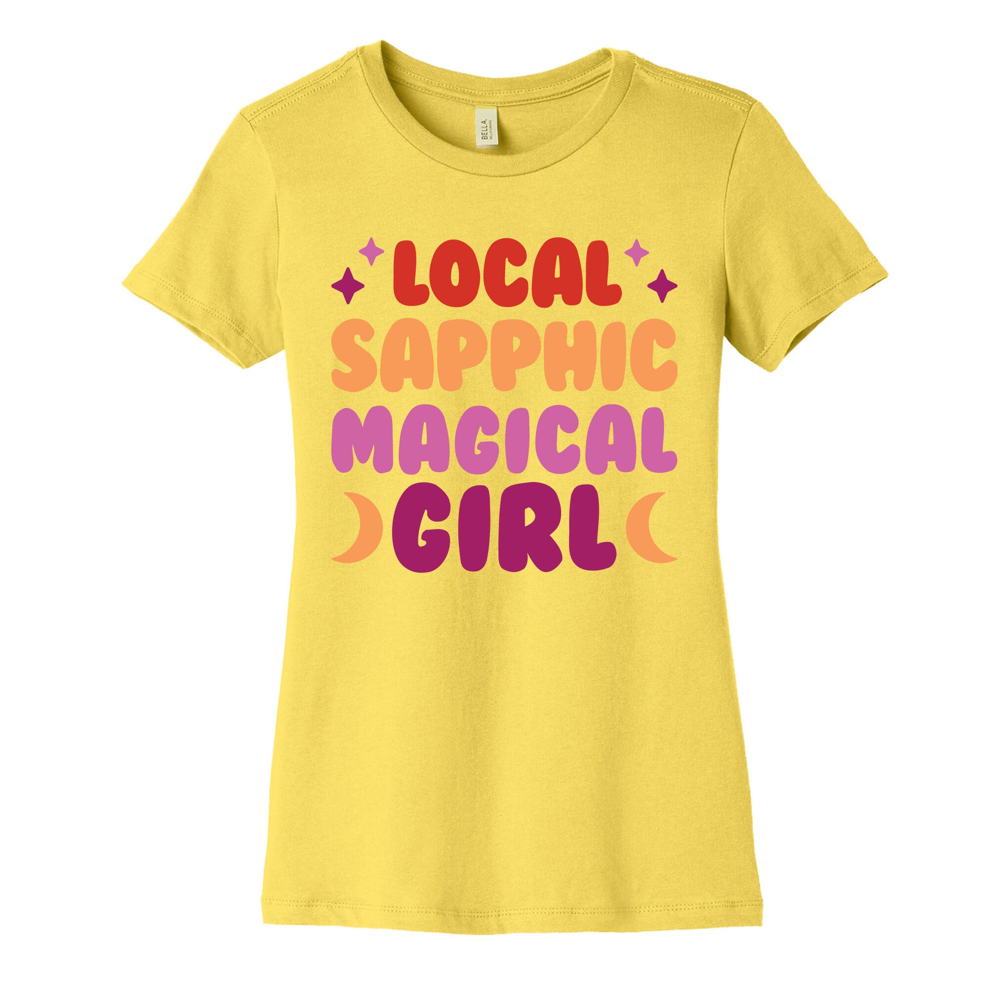 Local Sapphic Magical Girl Women's Cotton Tee