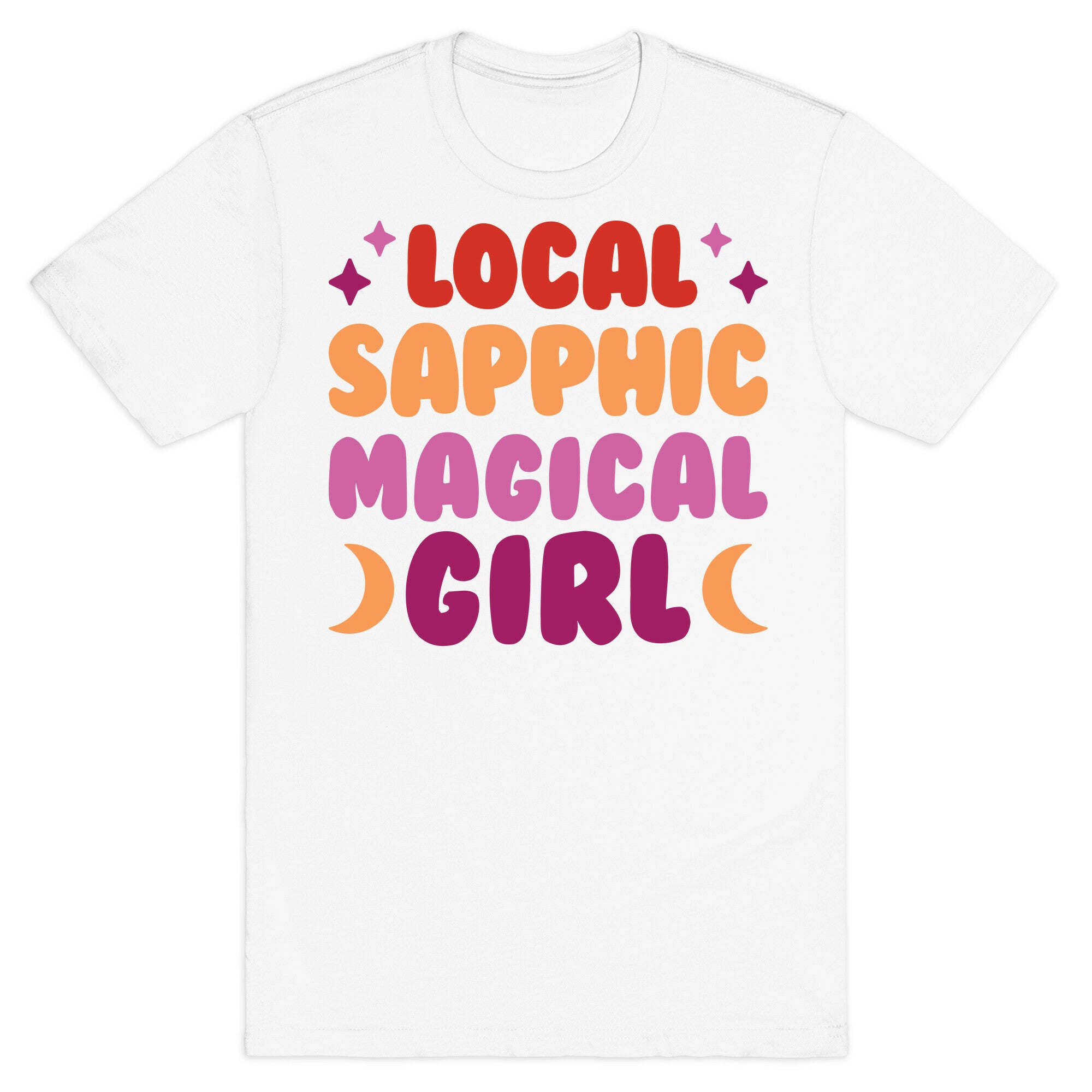 Local Sapphic Magical Girl T-Shirt