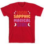 Local Sapphic Magical Girl T-Shirt