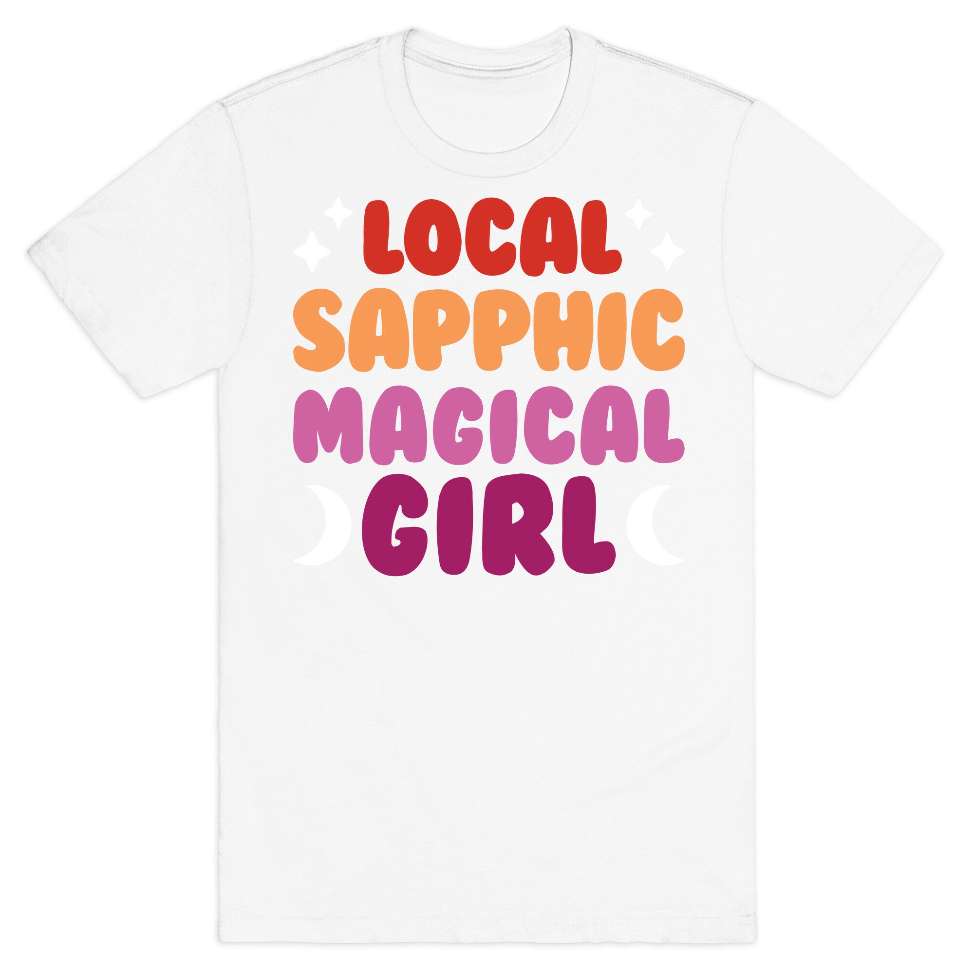Local Sapphic Magical Girl T-Shirt