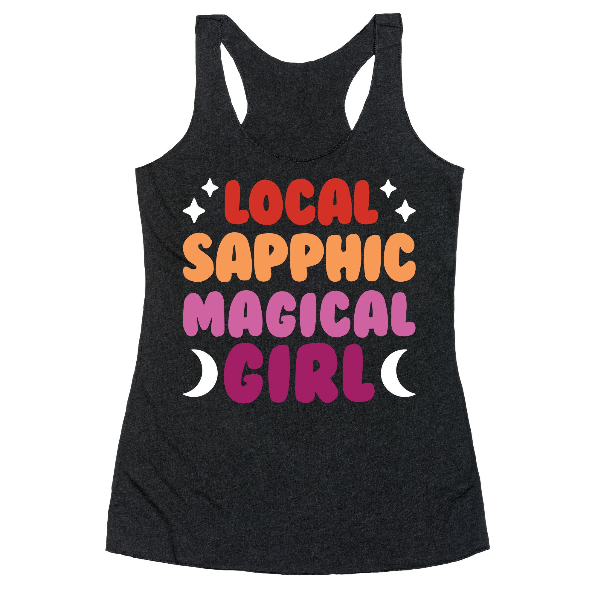 Local Sapphic Magical Girl Racerback Tank