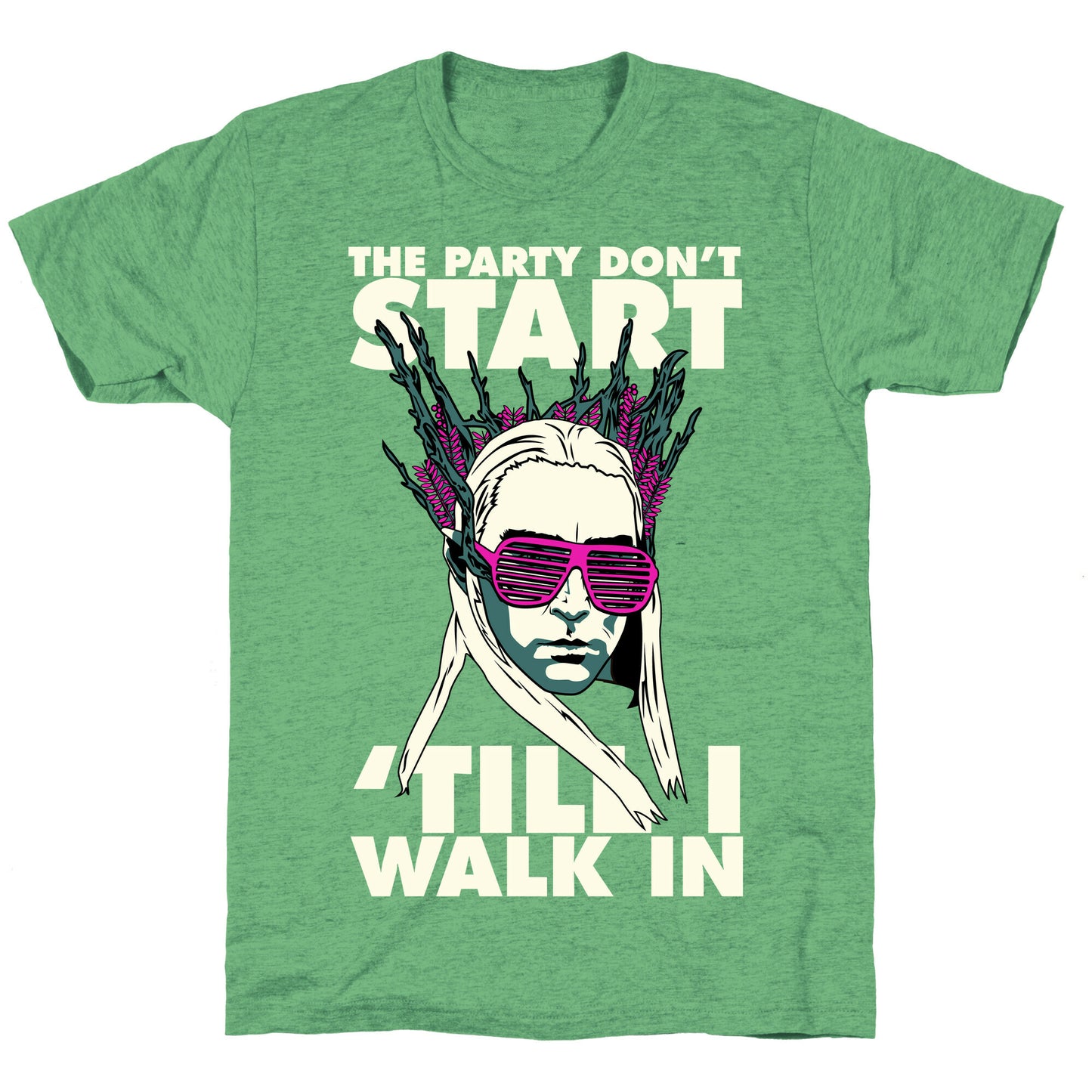 Thranduil Elvish Lord of the Party Unisex Triblend Tee