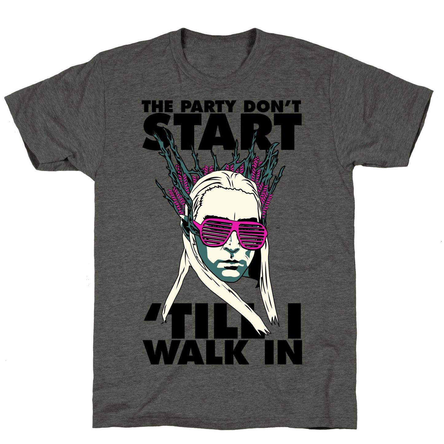 Thranduil Elvish Lord of the Party Unisex Triblend Tee