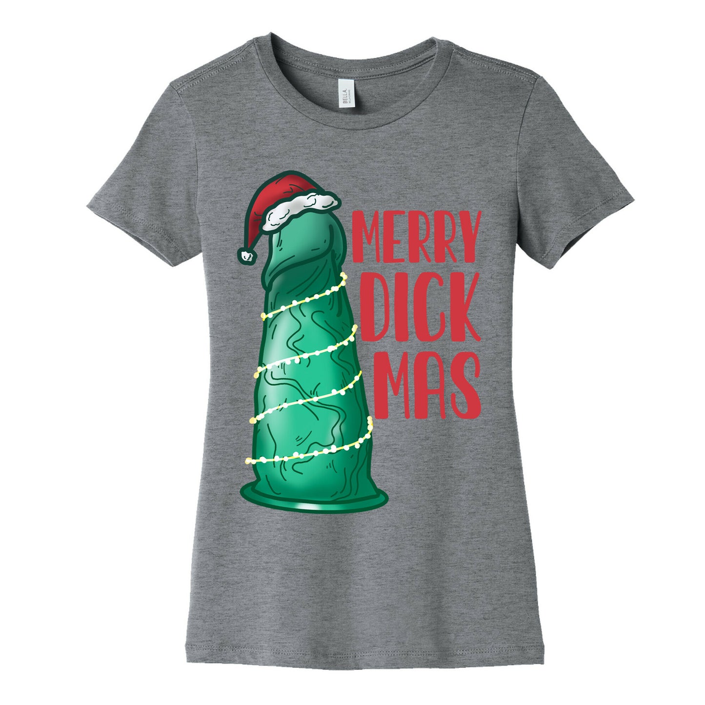 Merry Dickmas Women's Cotton Tee
