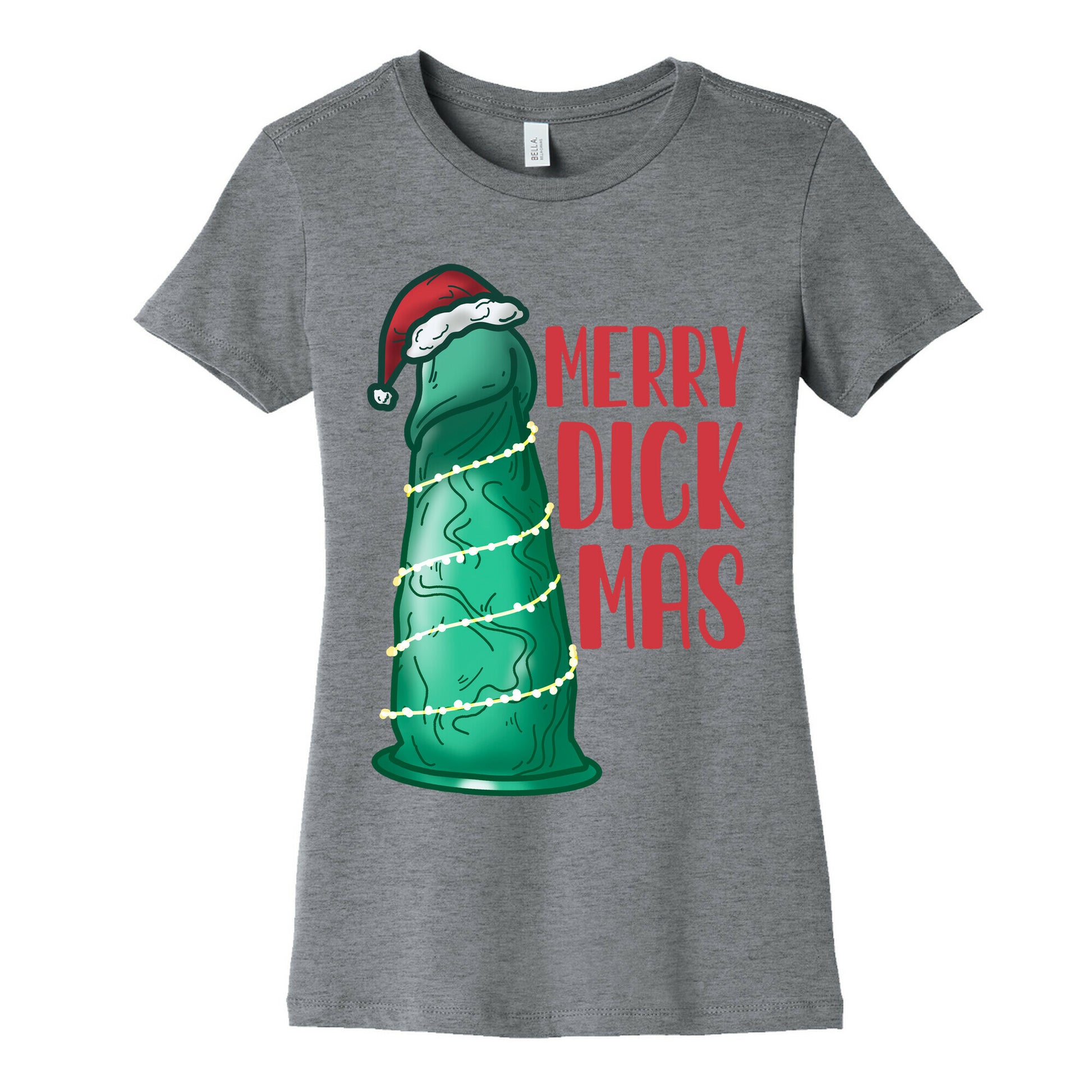 Merry Dickmas Women's Cotton Tee