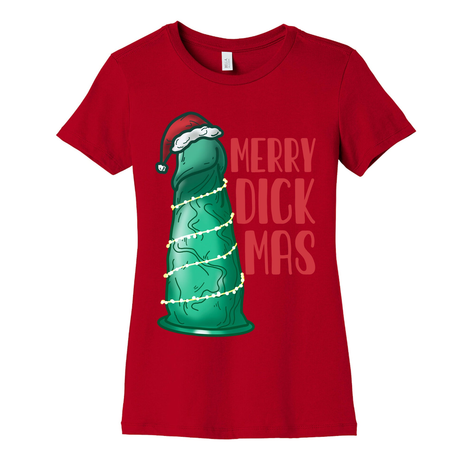 Merry Dickmas Women's Cotton Tee