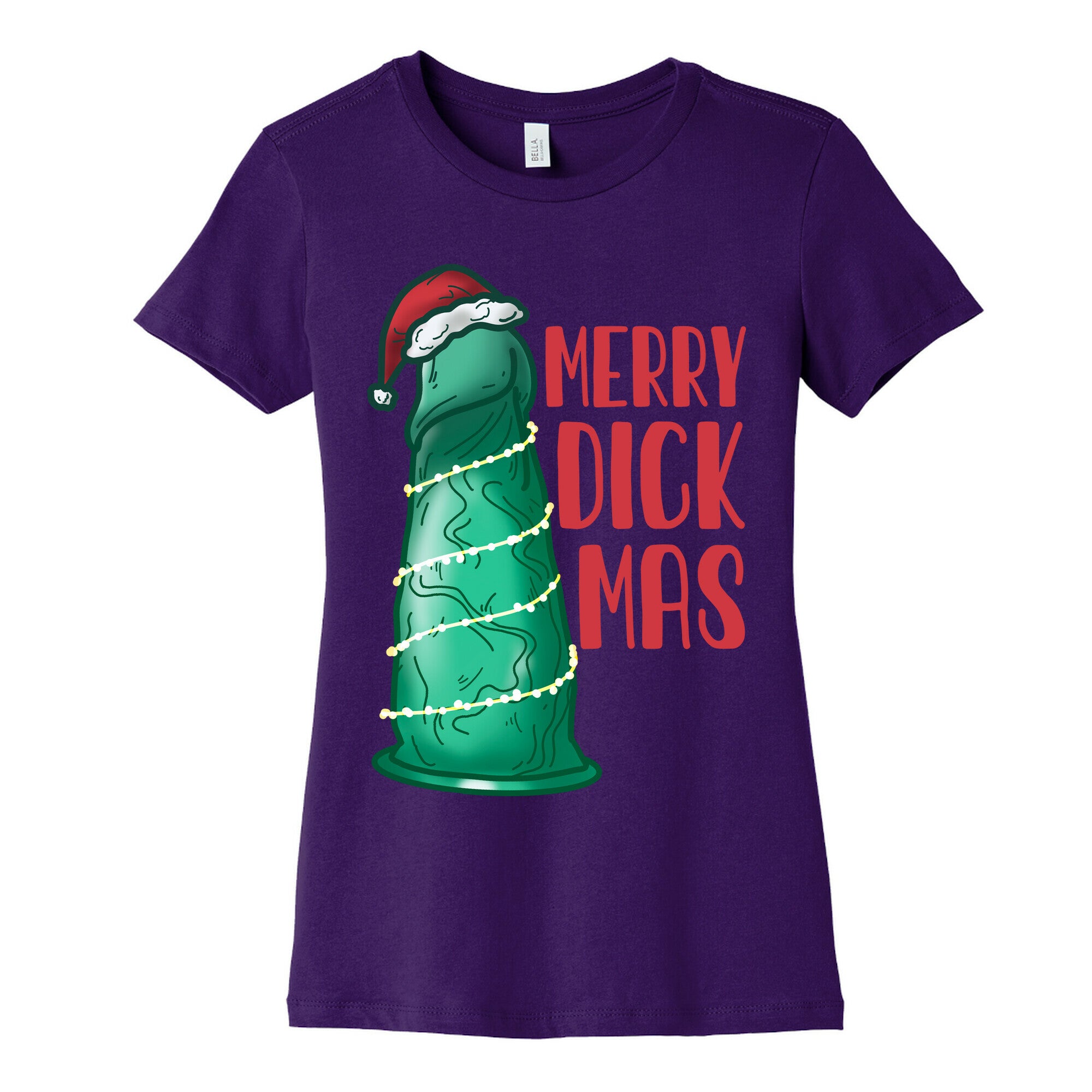 Merry Dickmas Women's Cotton Tee