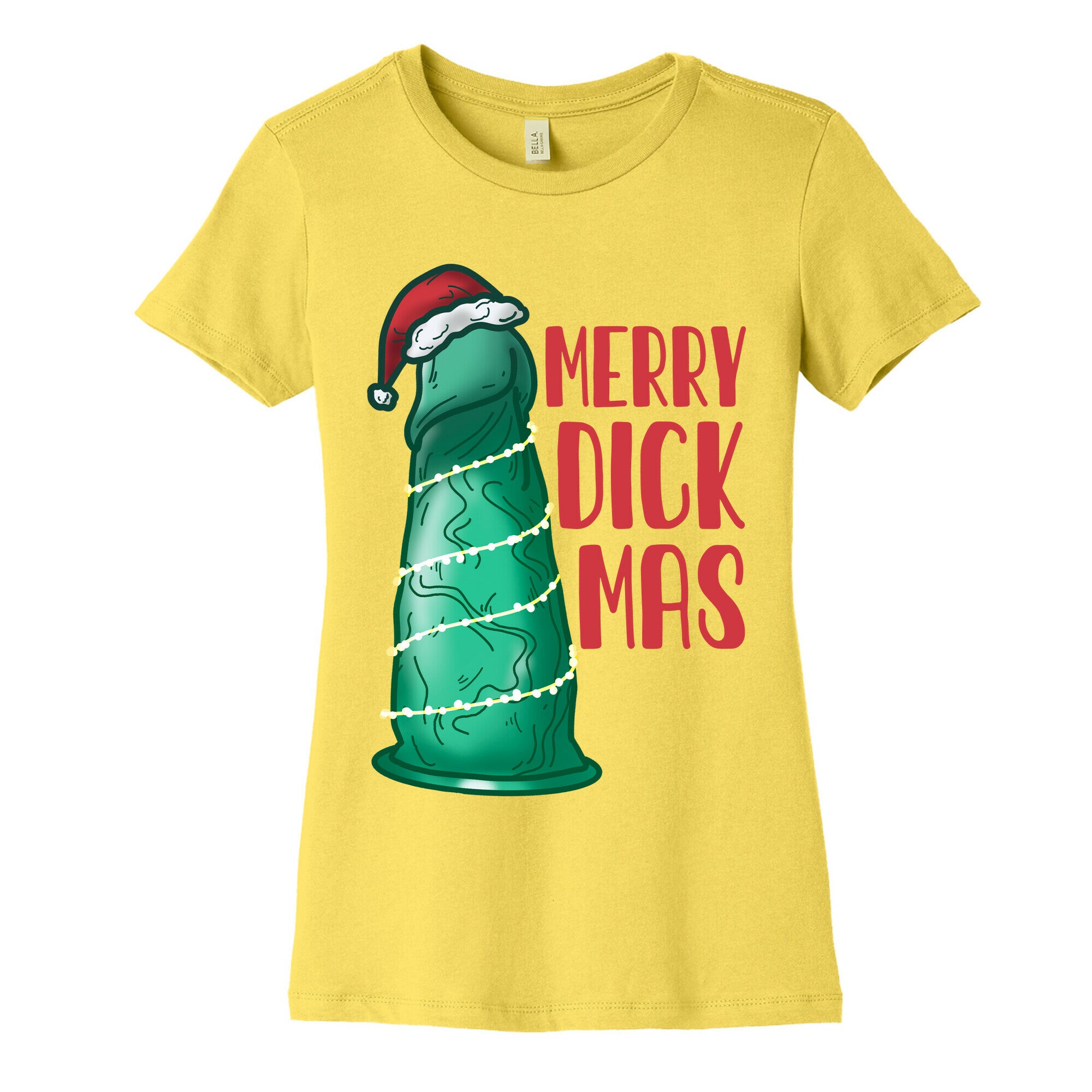 Merry Dickmas Women's Cotton Tee