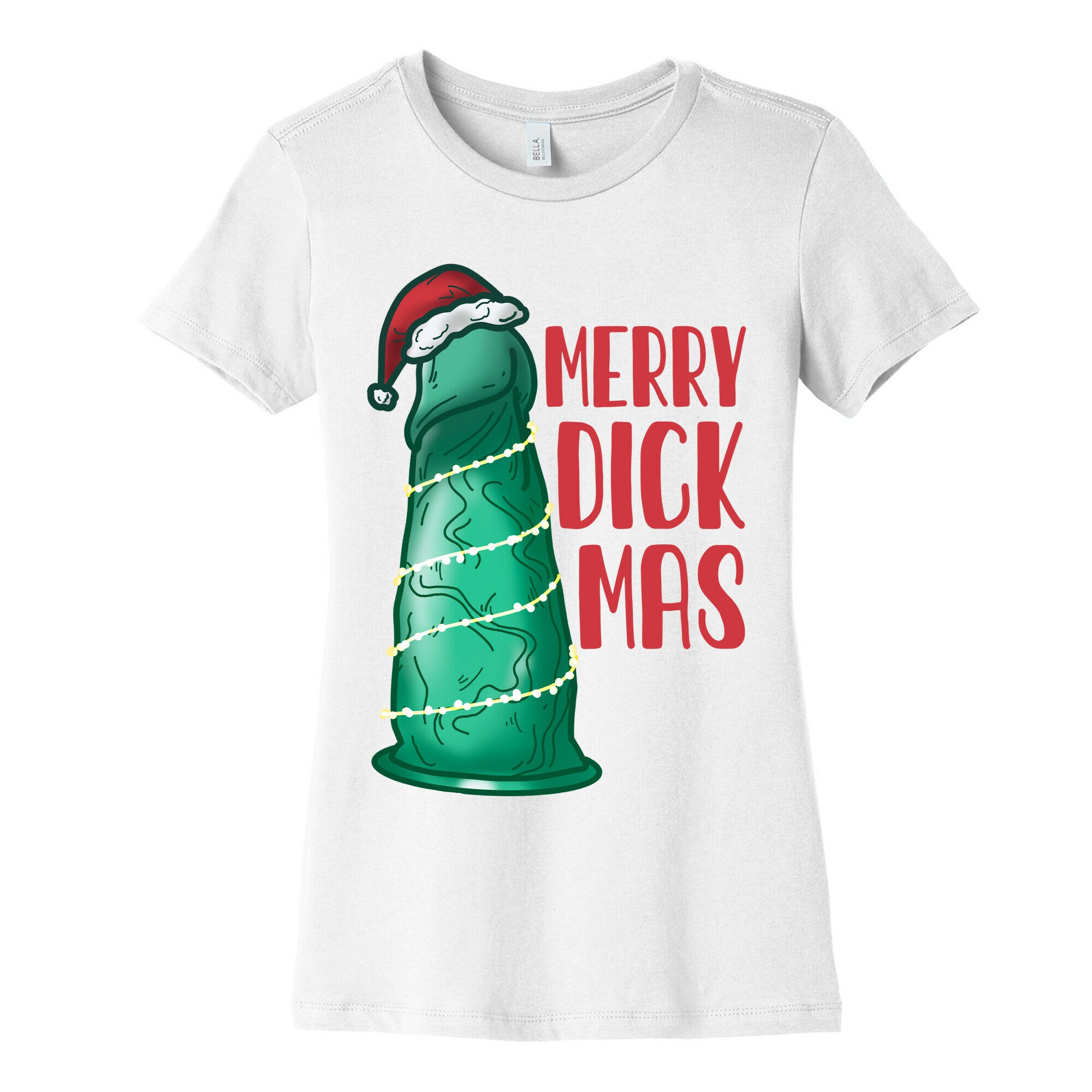 Merry Dickmas Women's Cotton Tee