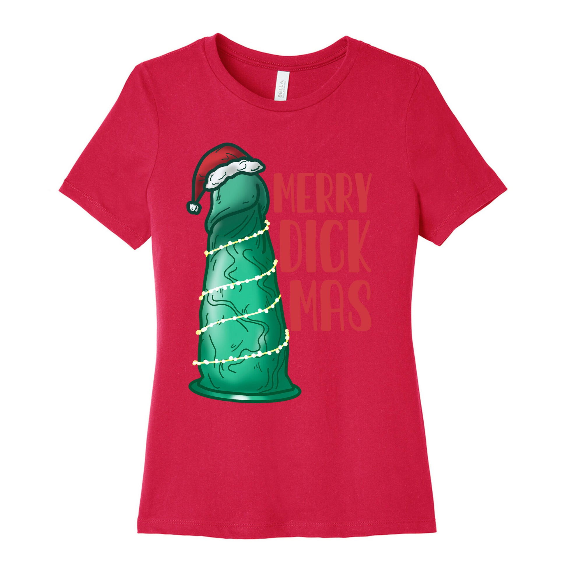 Merry Dickmas Women's Cotton Tee