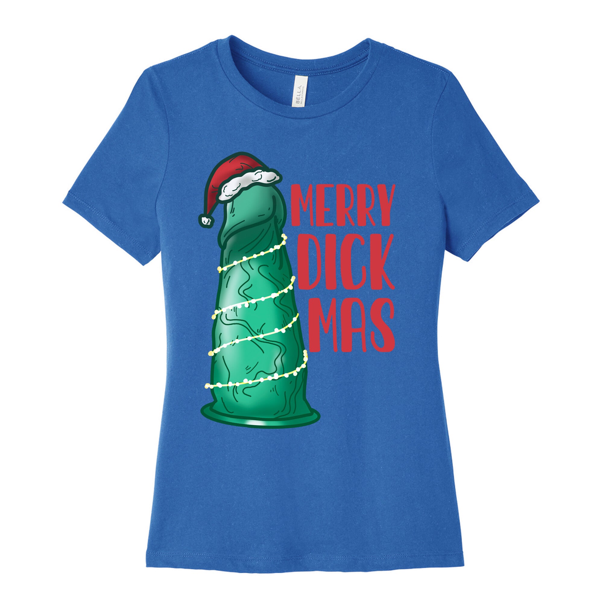 Merry Dickmas Women's Cotton Tee