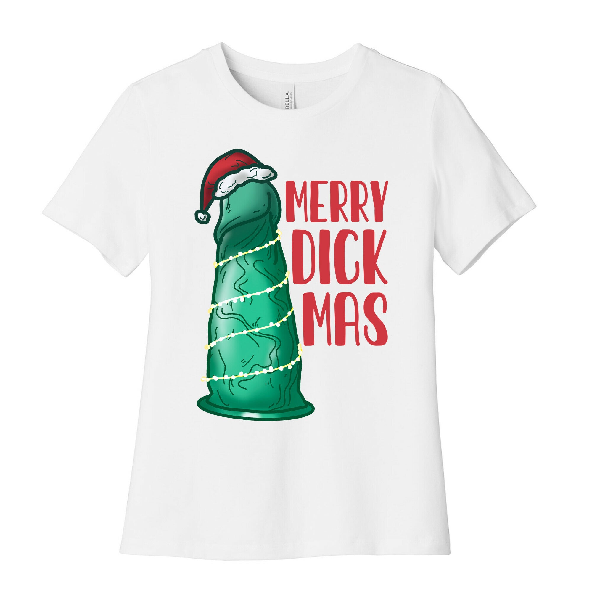 Merry Dickmas Women's Cotton Tee
