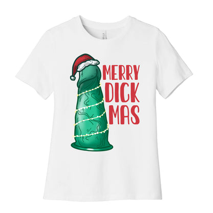 Merry Dickmas Women's Cotton Tee