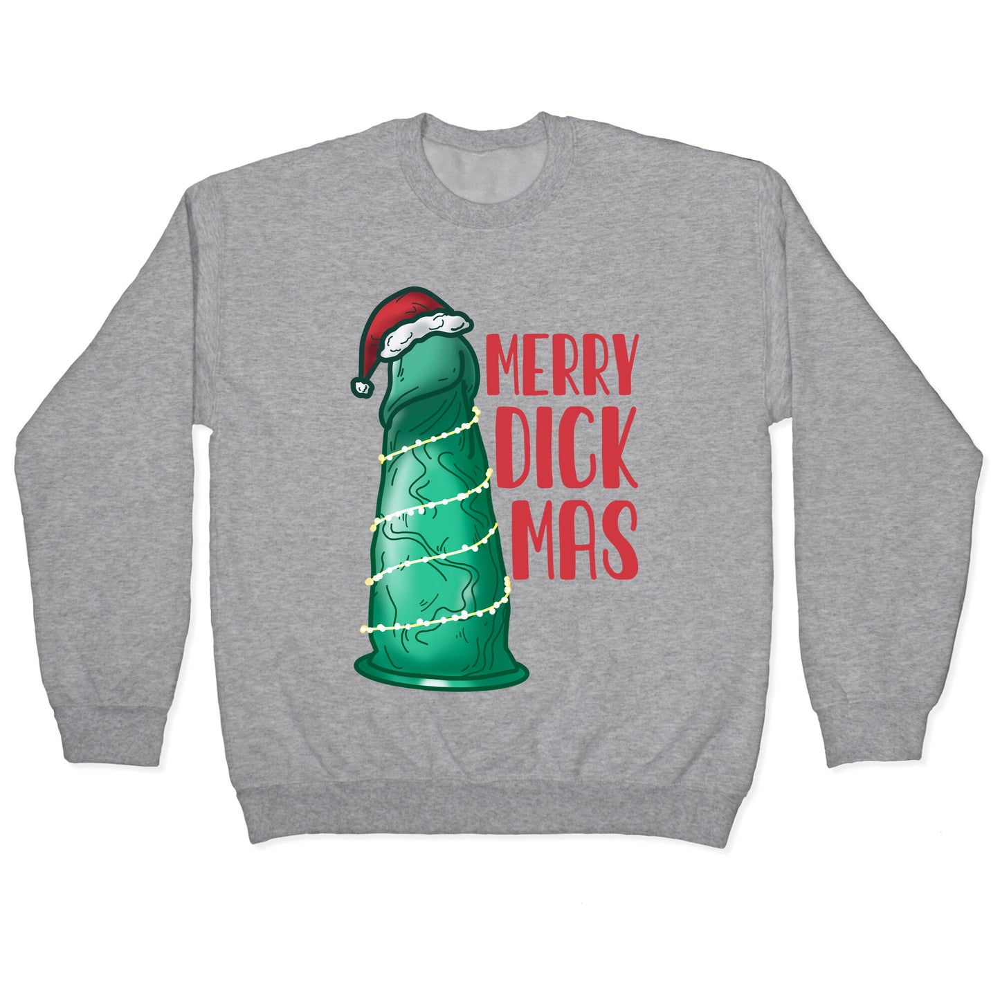 Merry Dickmas Crewneck Sweatshirt