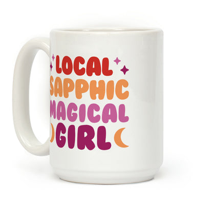 Local Sapphic Magical Girl Coffee Mug