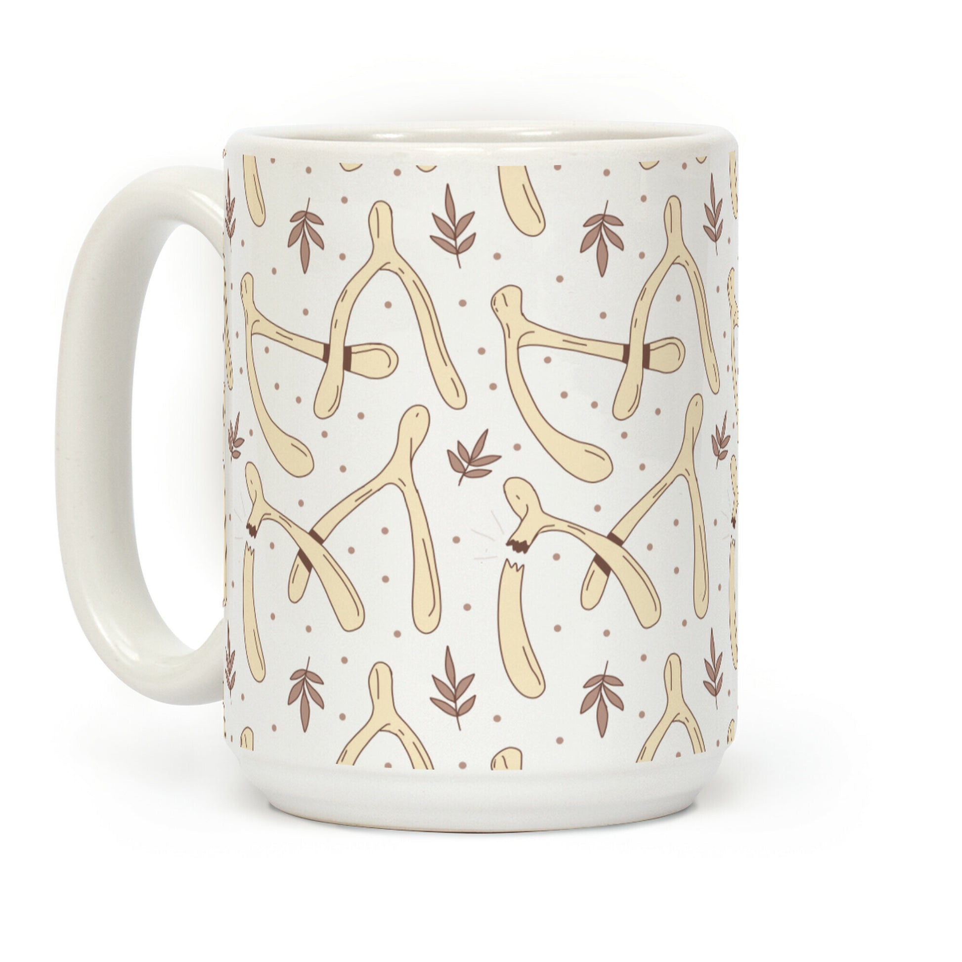 Wish bone Pattern Coffee Mug