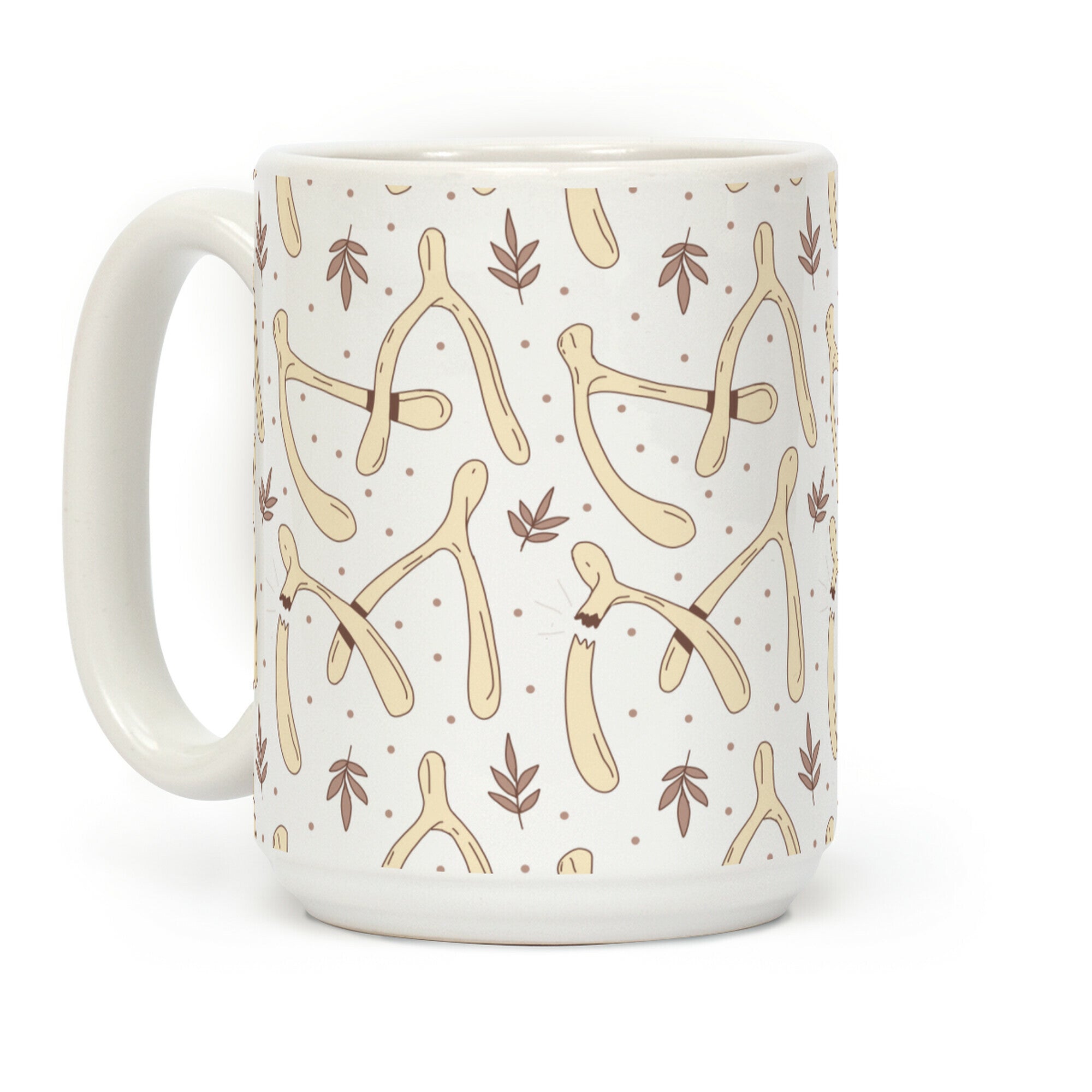 Wish bone Pattern Coffee Mug
