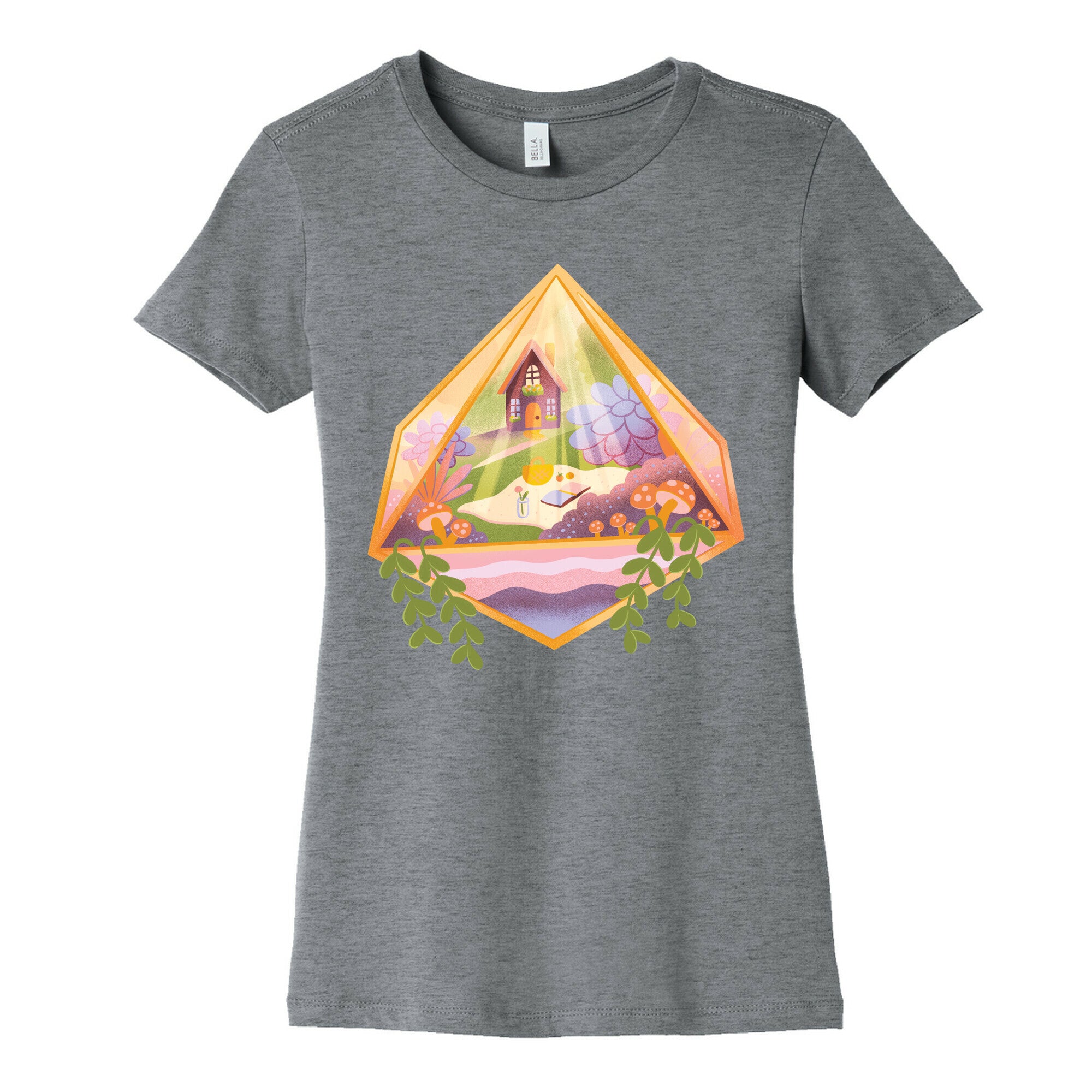 Cottagecore Terrarium Women's Cotton Tee