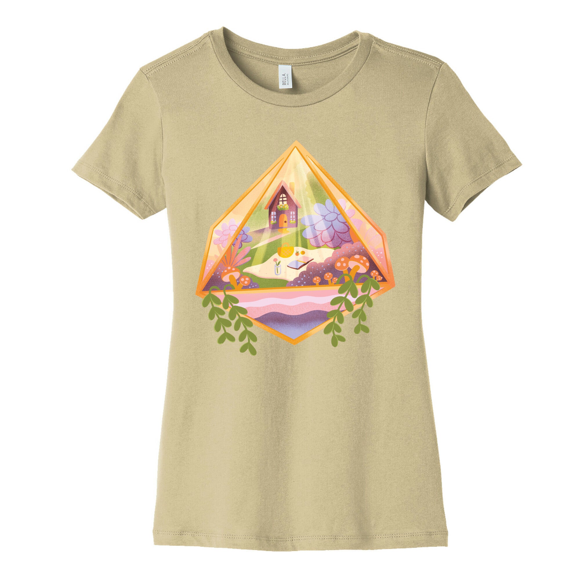 Cottagecore Terrarium Women's Cotton Tee