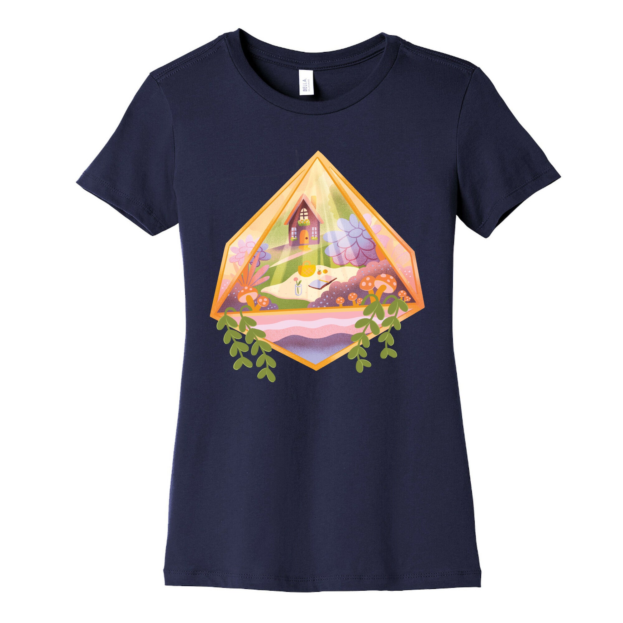 Cottagecore Terrarium Women's Cotton Tee