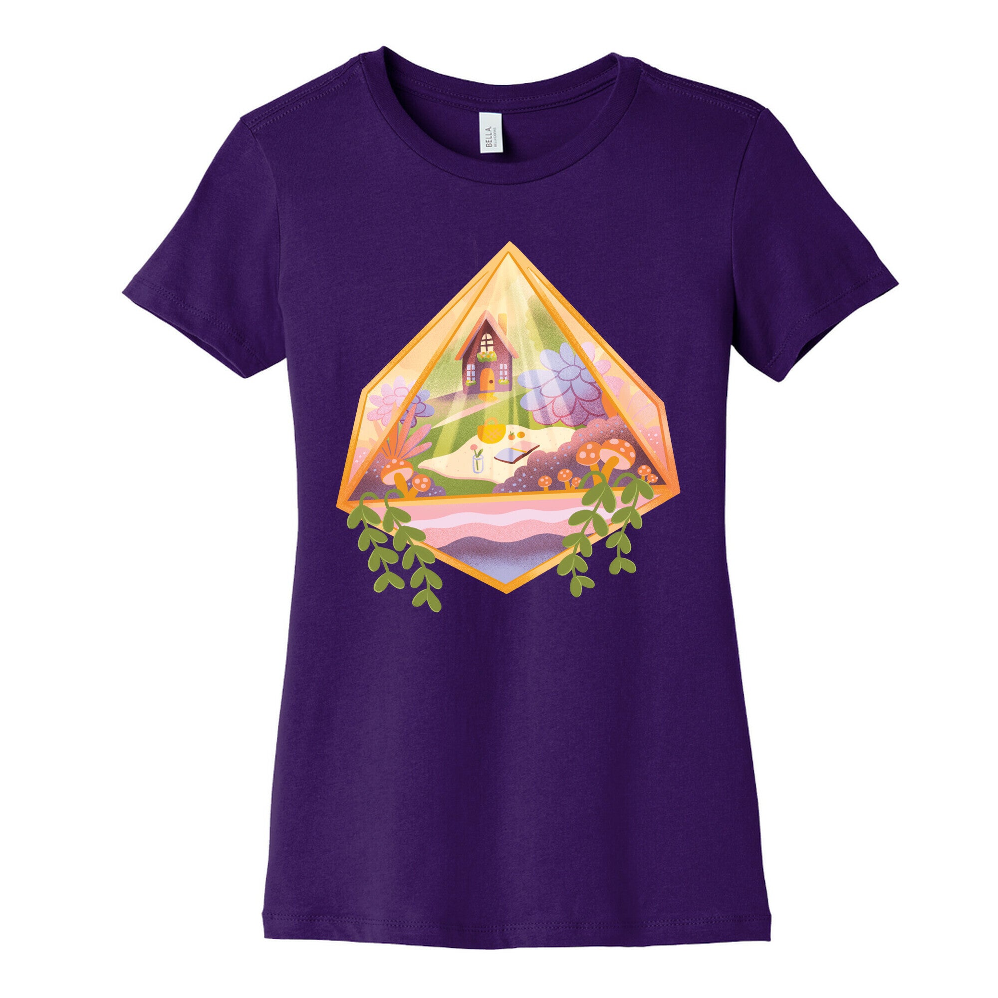 Cottagecore Terrarium Women's Cotton Tee