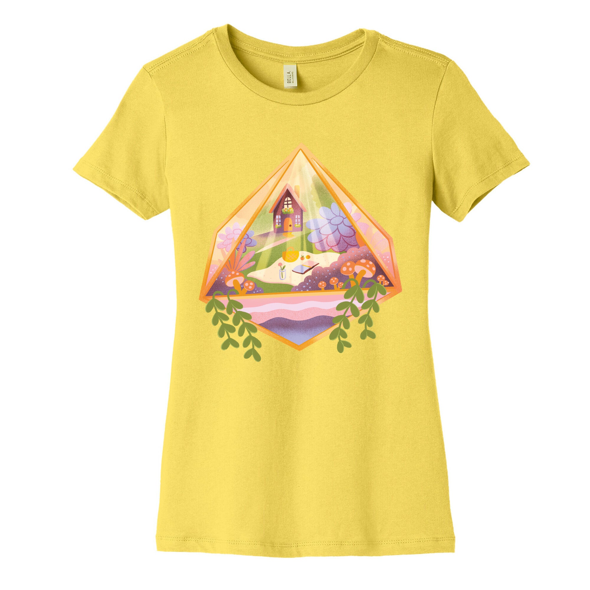 Cottagecore Terrarium Women's Cotton Tee