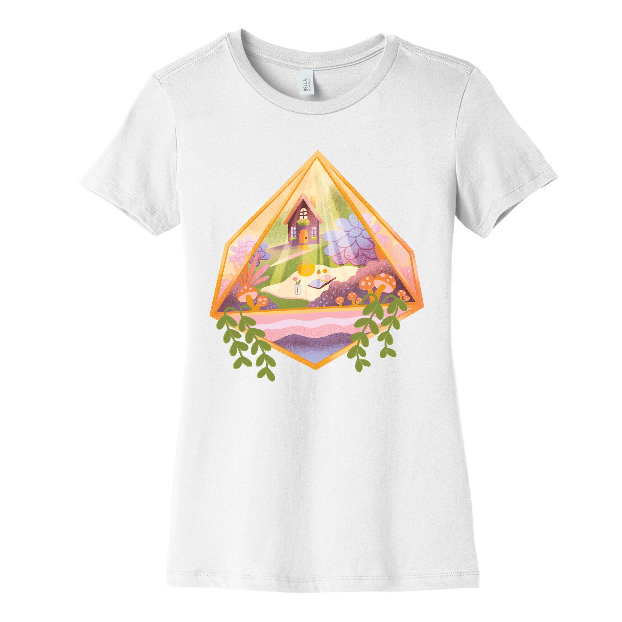 Cottagecore Terrarium Women's Cotton Tee