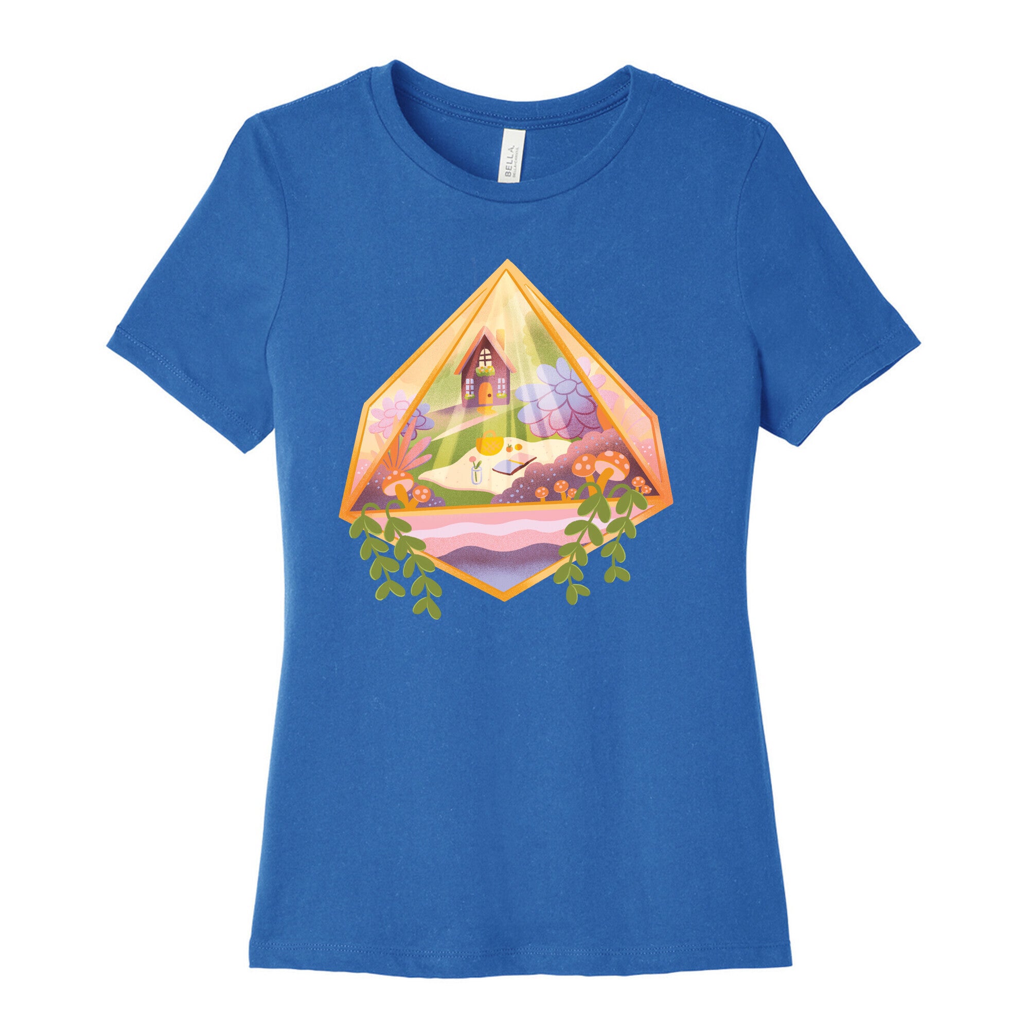 Cottagecore Terrarium Women's Cotton Tee