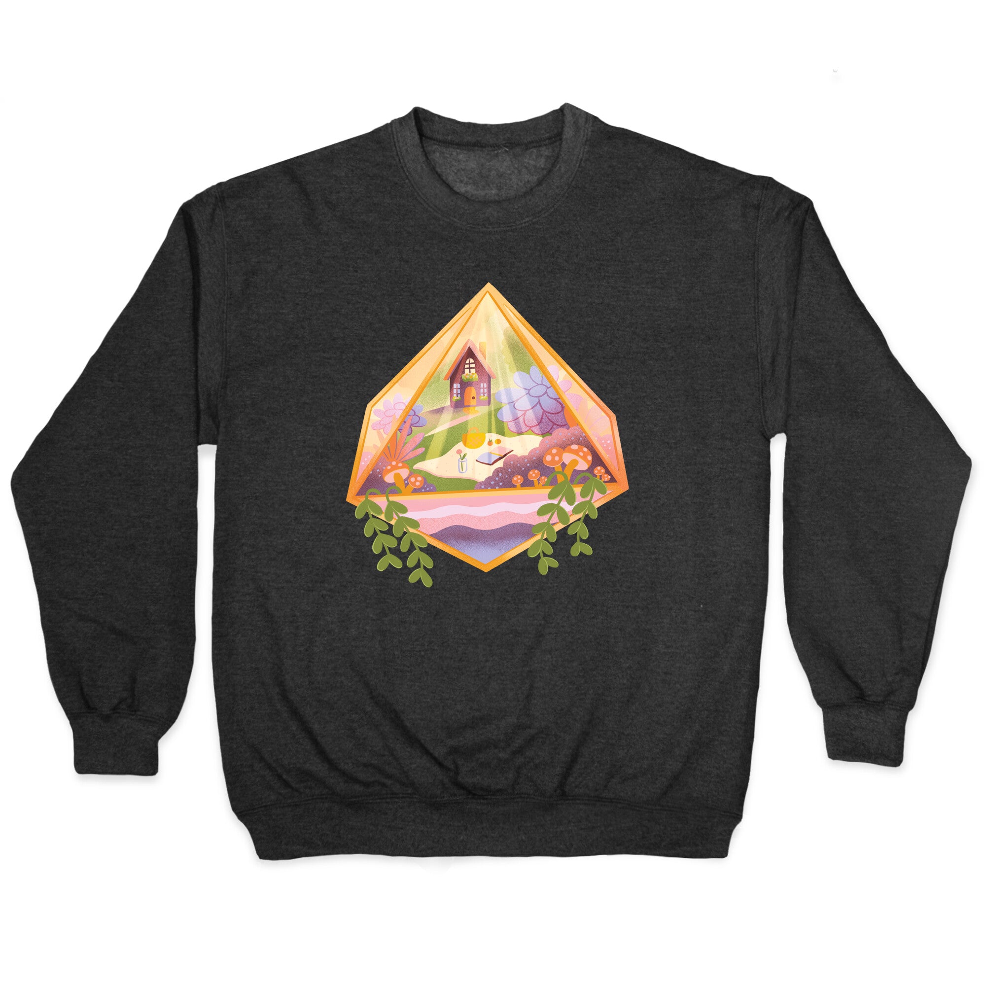 Cottagecore Terrarium Crewneck Sweatshirt