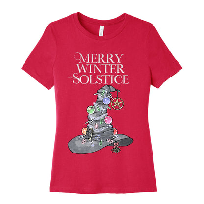 Merry Winter Solstice Women's Cotton Tee