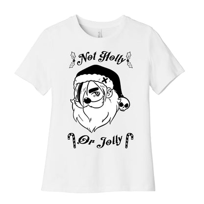 Not Holly Or Jolly Women's Cotton Tee