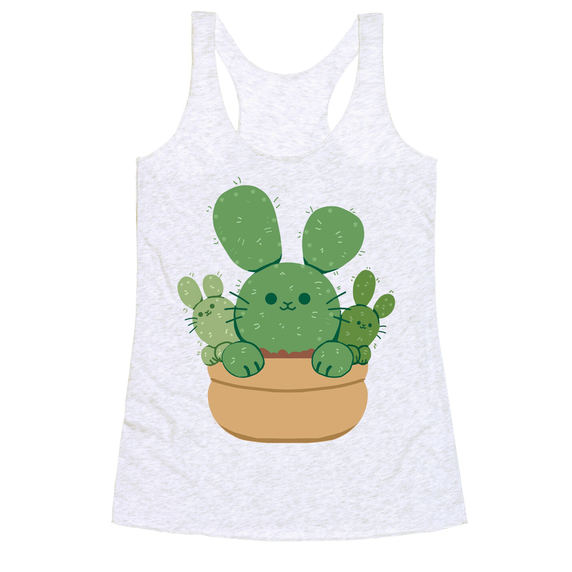 Bunny Ear Cactus Racerback Tank