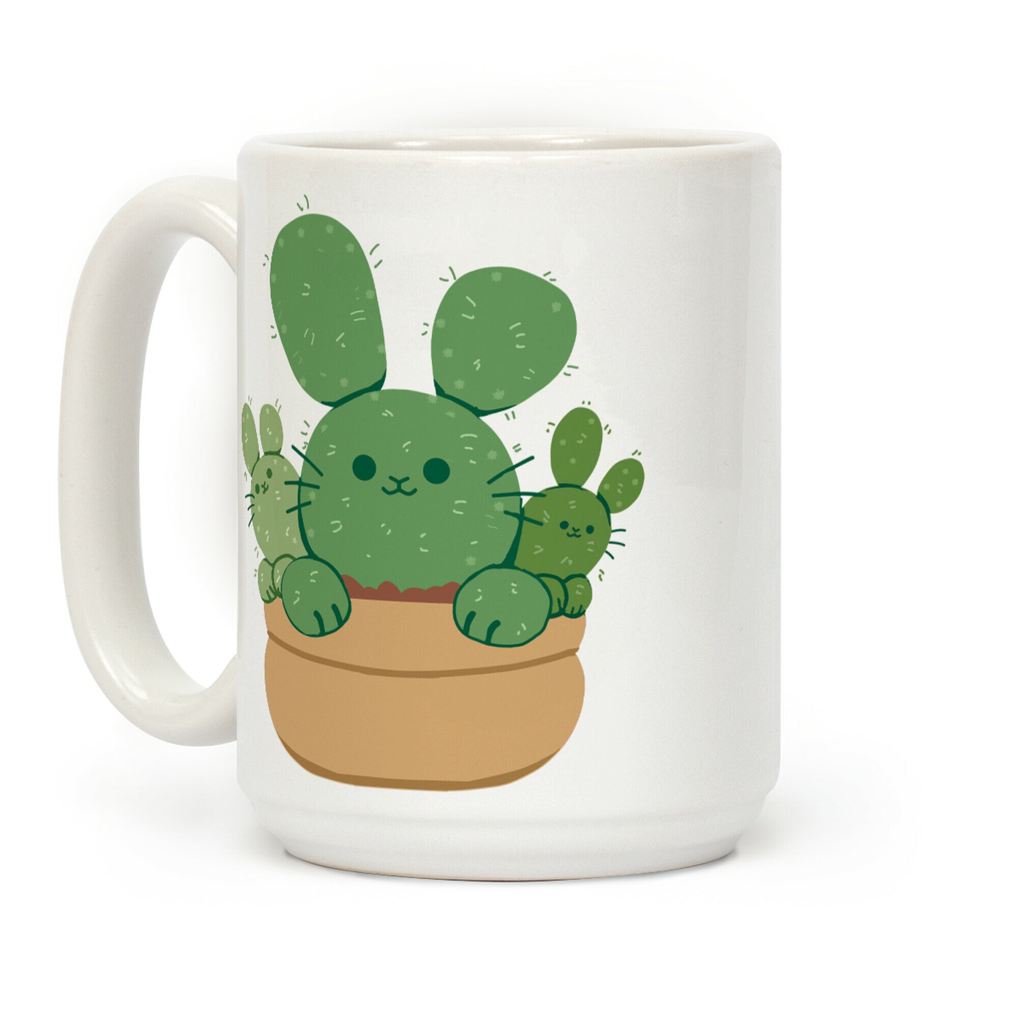 Bunny Ear Cactus Coffee Mug