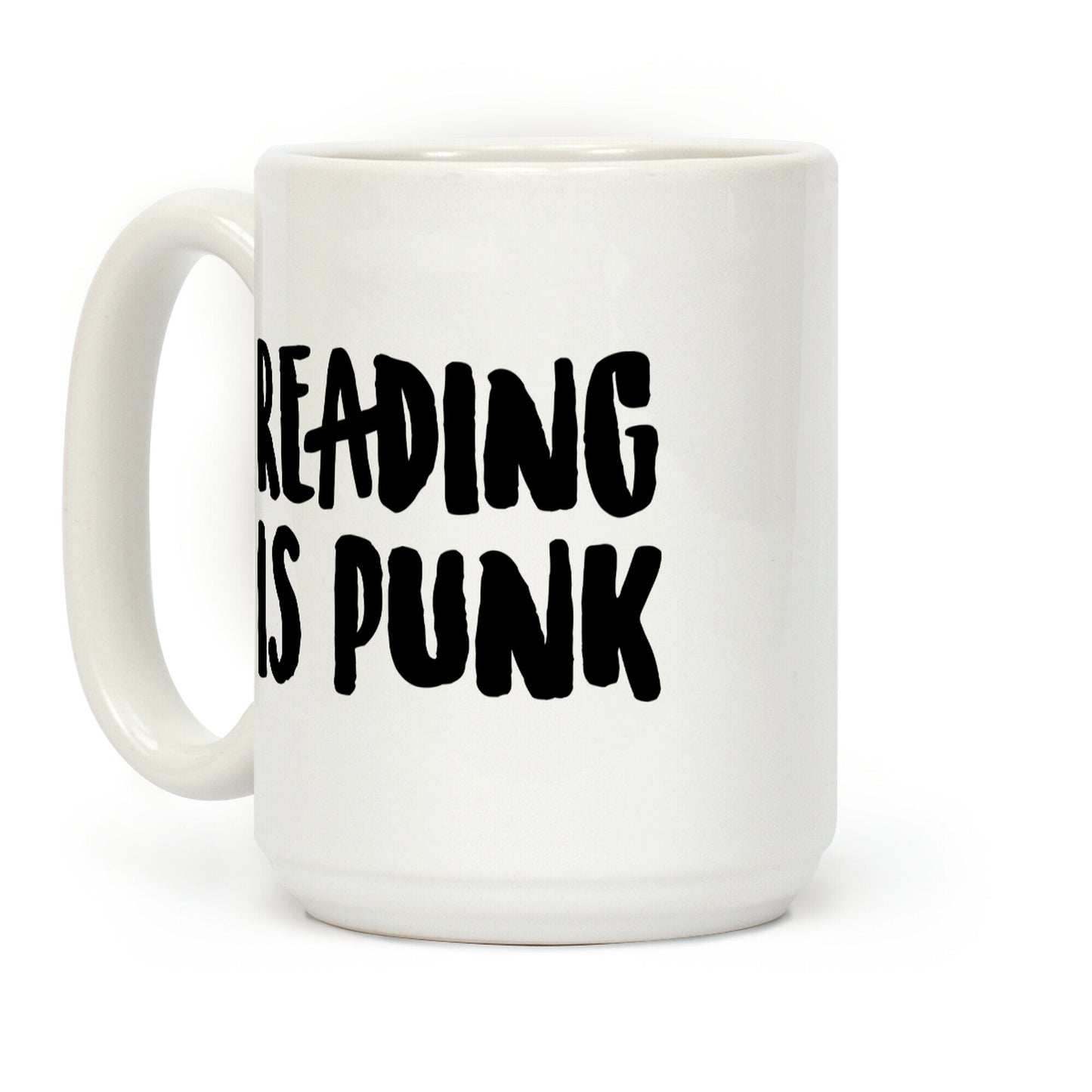 Reading Is Punk Coffee Mug