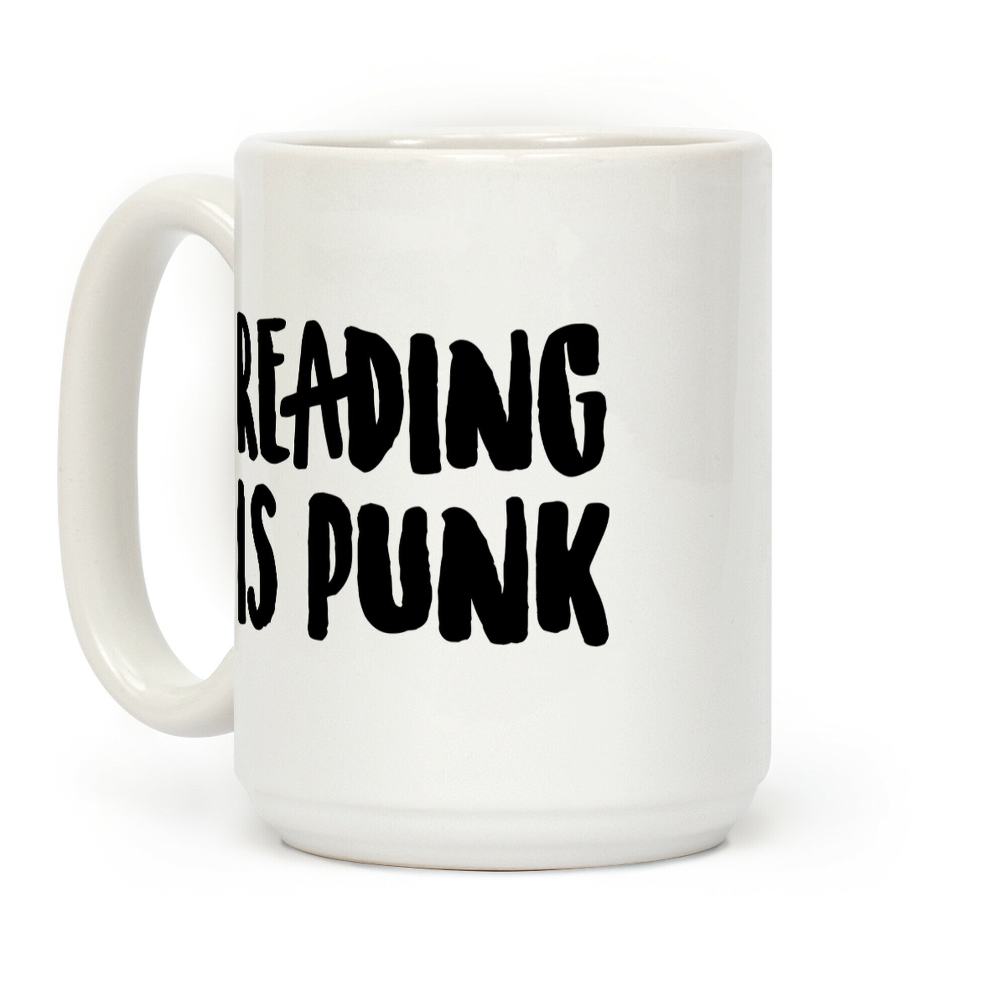 Reading Is Punk Coffee Mug
