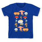 Butt Mushroom Pattern T-Shirt