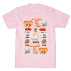 Butt Mushroom Pattern T-Shirt