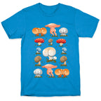 Butt Mushroom Pattern T-Shirt
