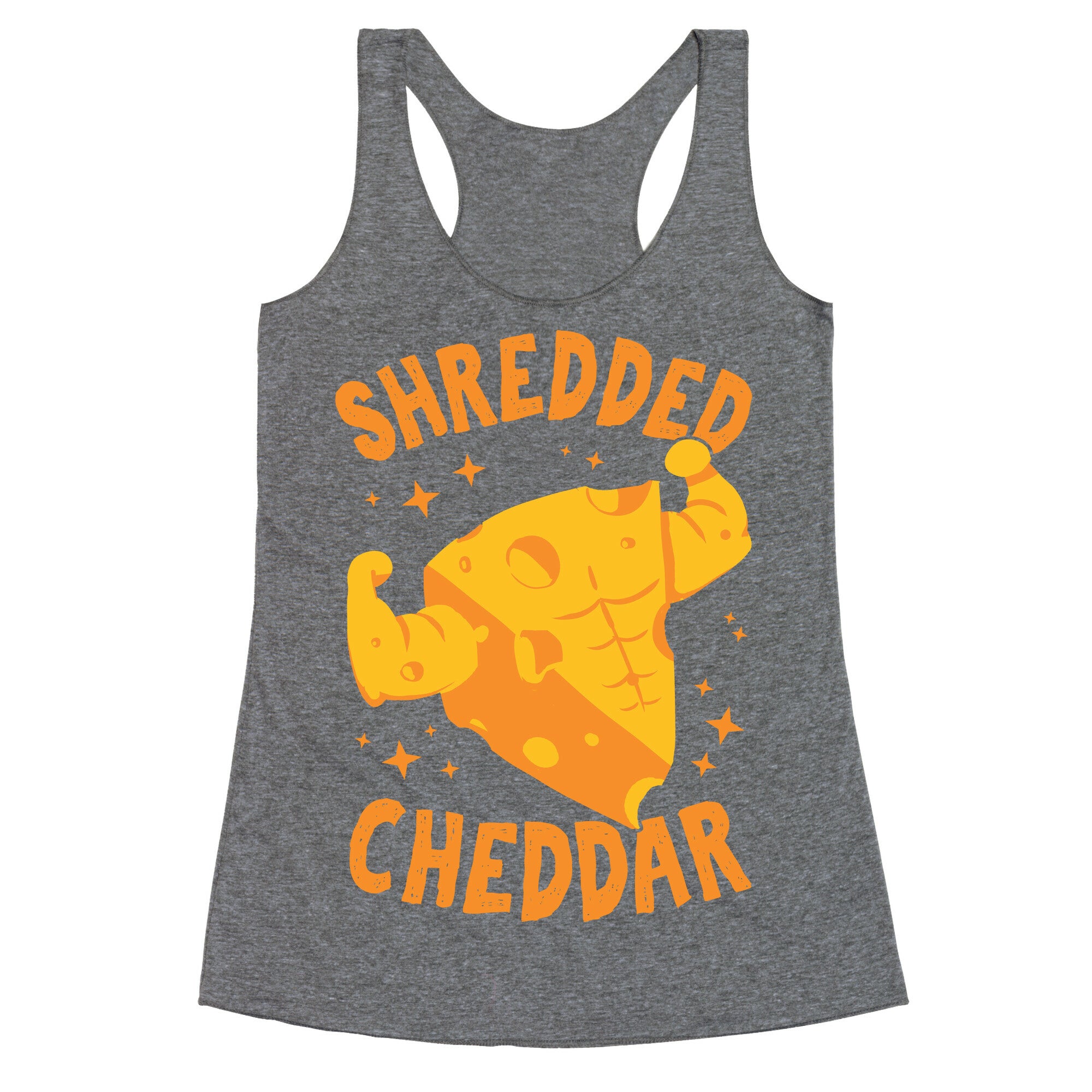 Shredded Cheddar Racerback Tank