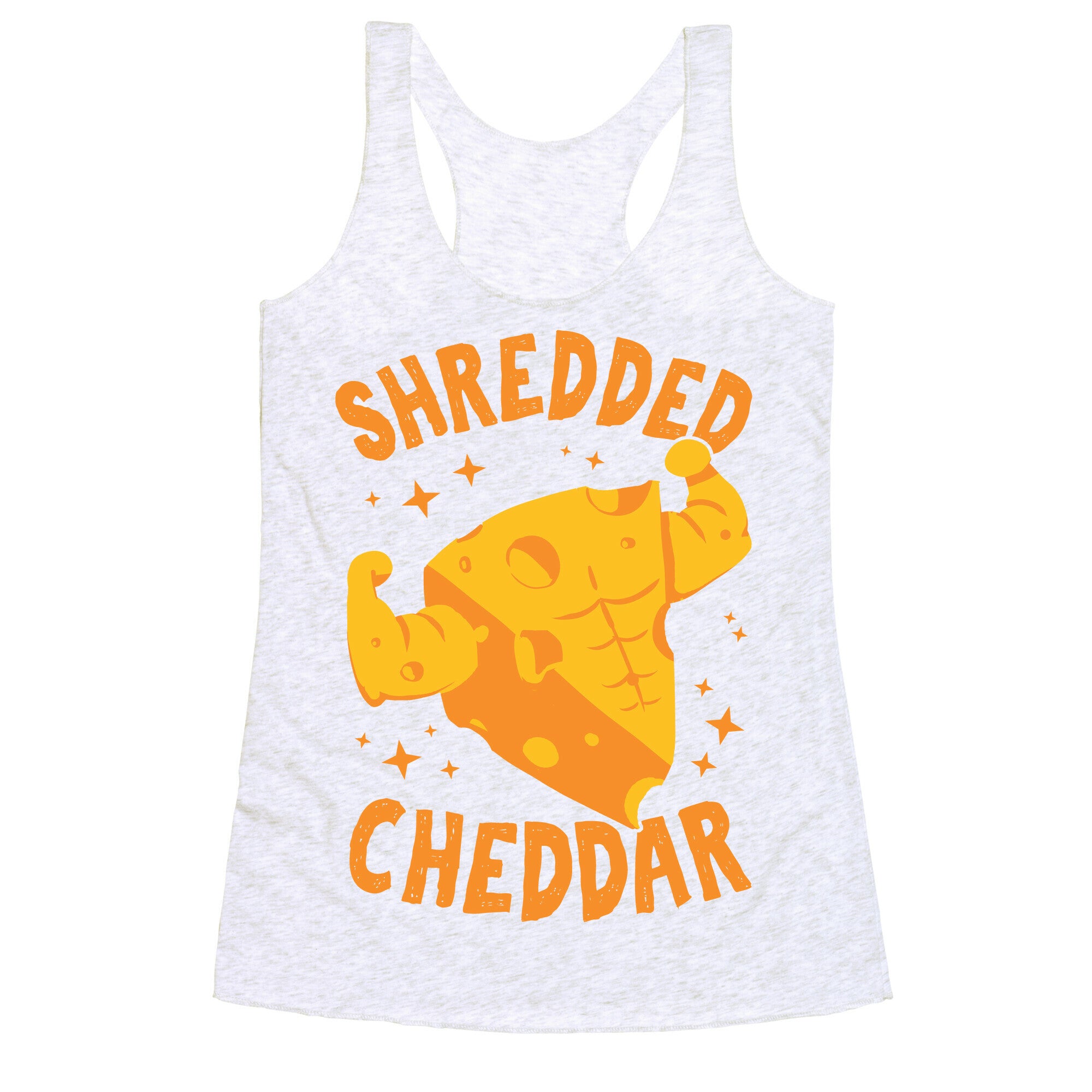 Shredded Cheddar Racerback Tank