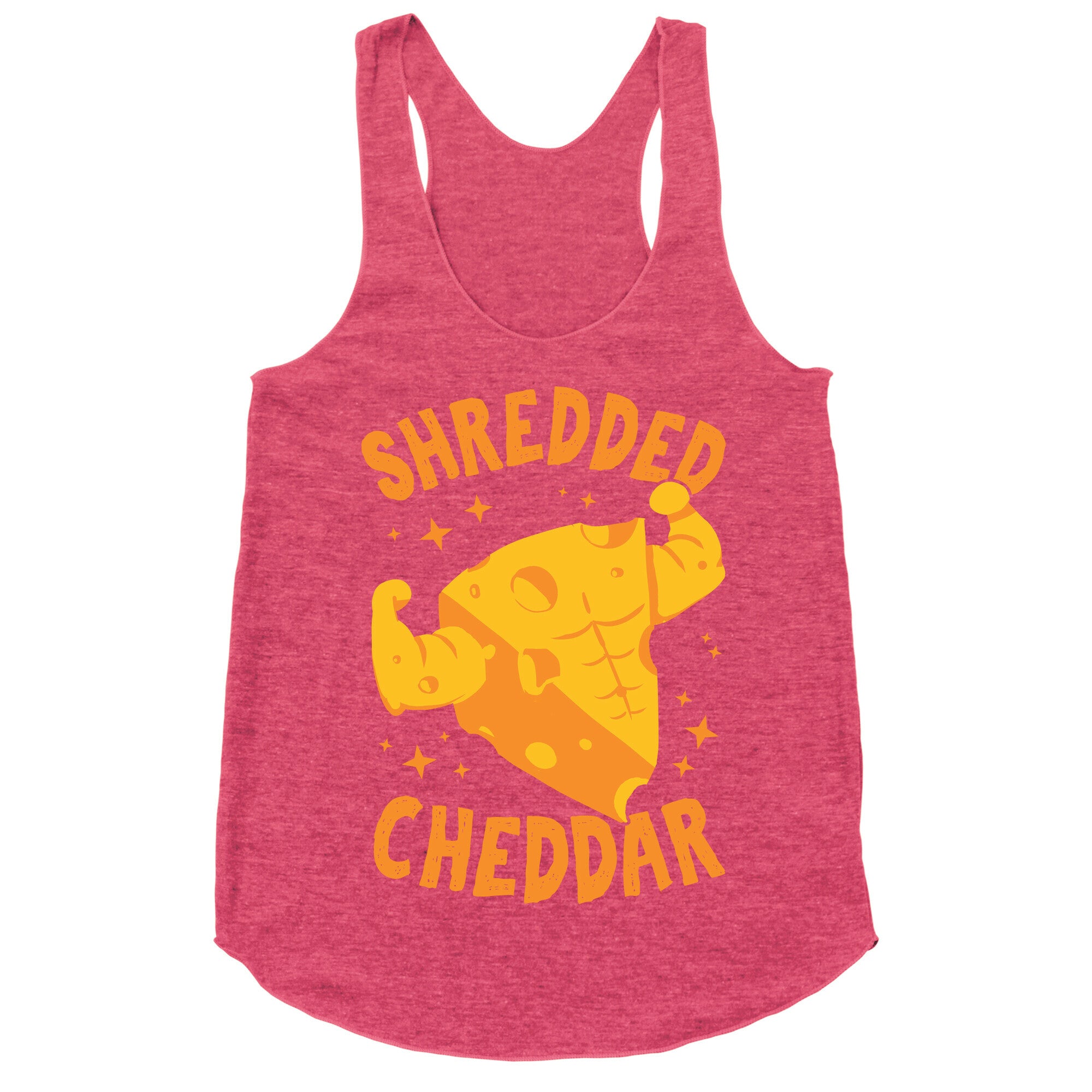 Shredded Cheddar Racerback Tank