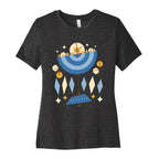Mid-Century Modern Menorah (Hanukkah) Women's Cotton Tee