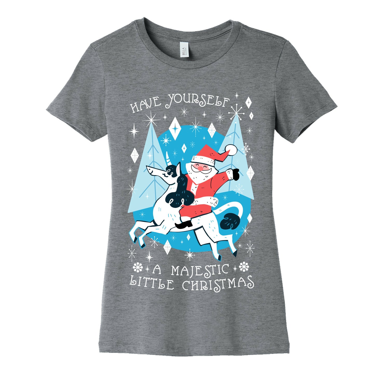 Have Yourself A Majestic Little Christmas Women's Cotton Tee