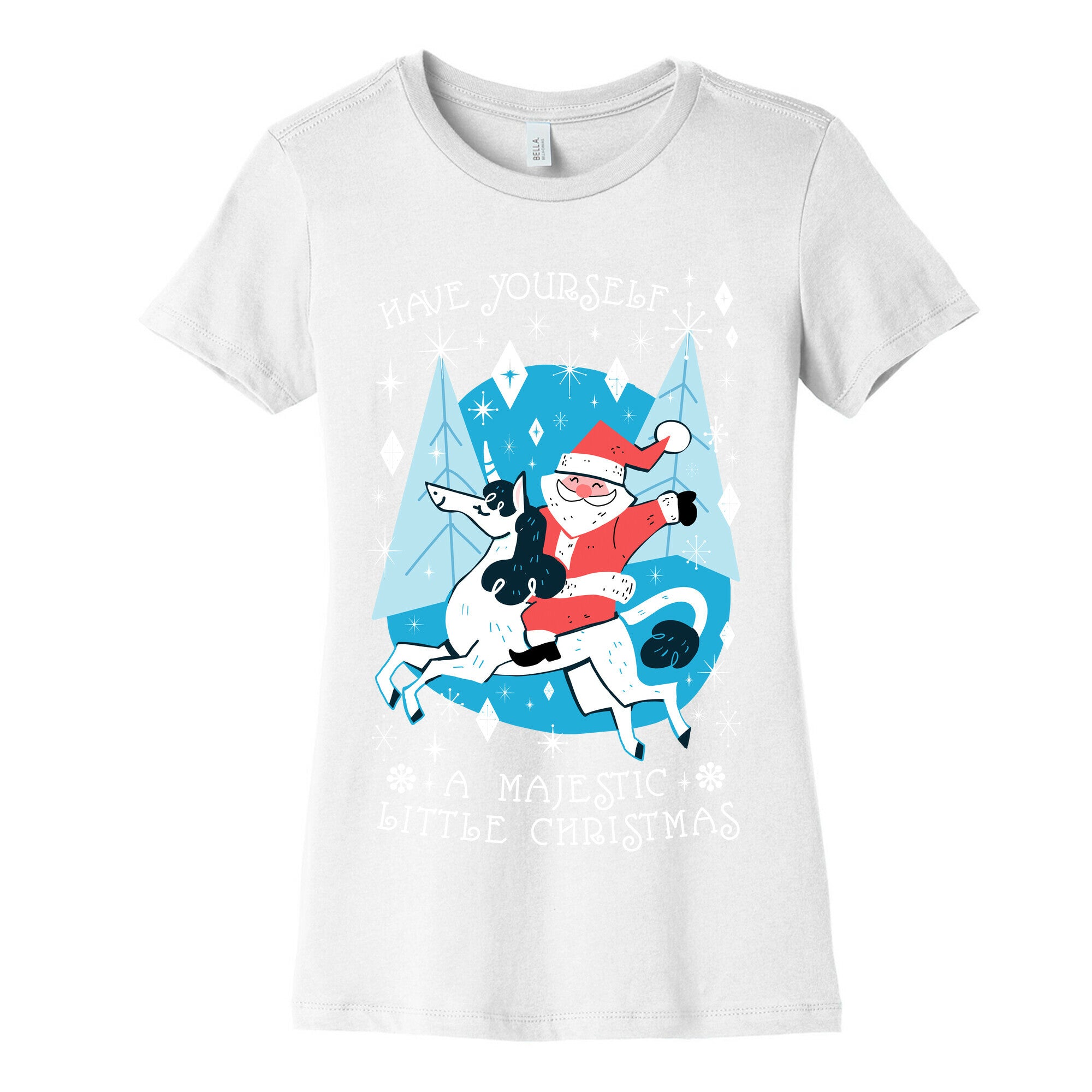 Have Yourself A Majestic Little Christmas Women's Cotton Tee
