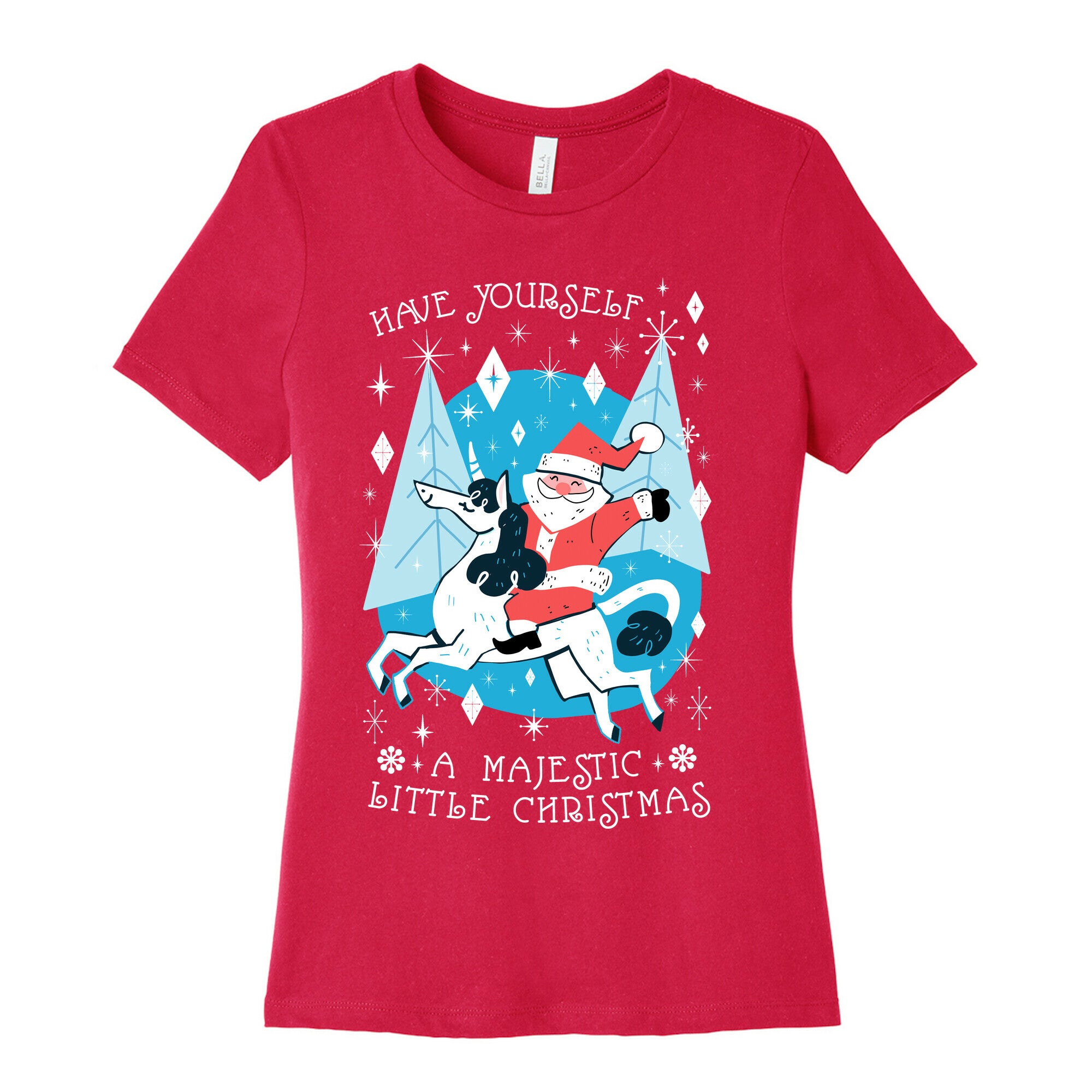 Have Yourself A Majestic Little Christmas Women's Cotton Tee