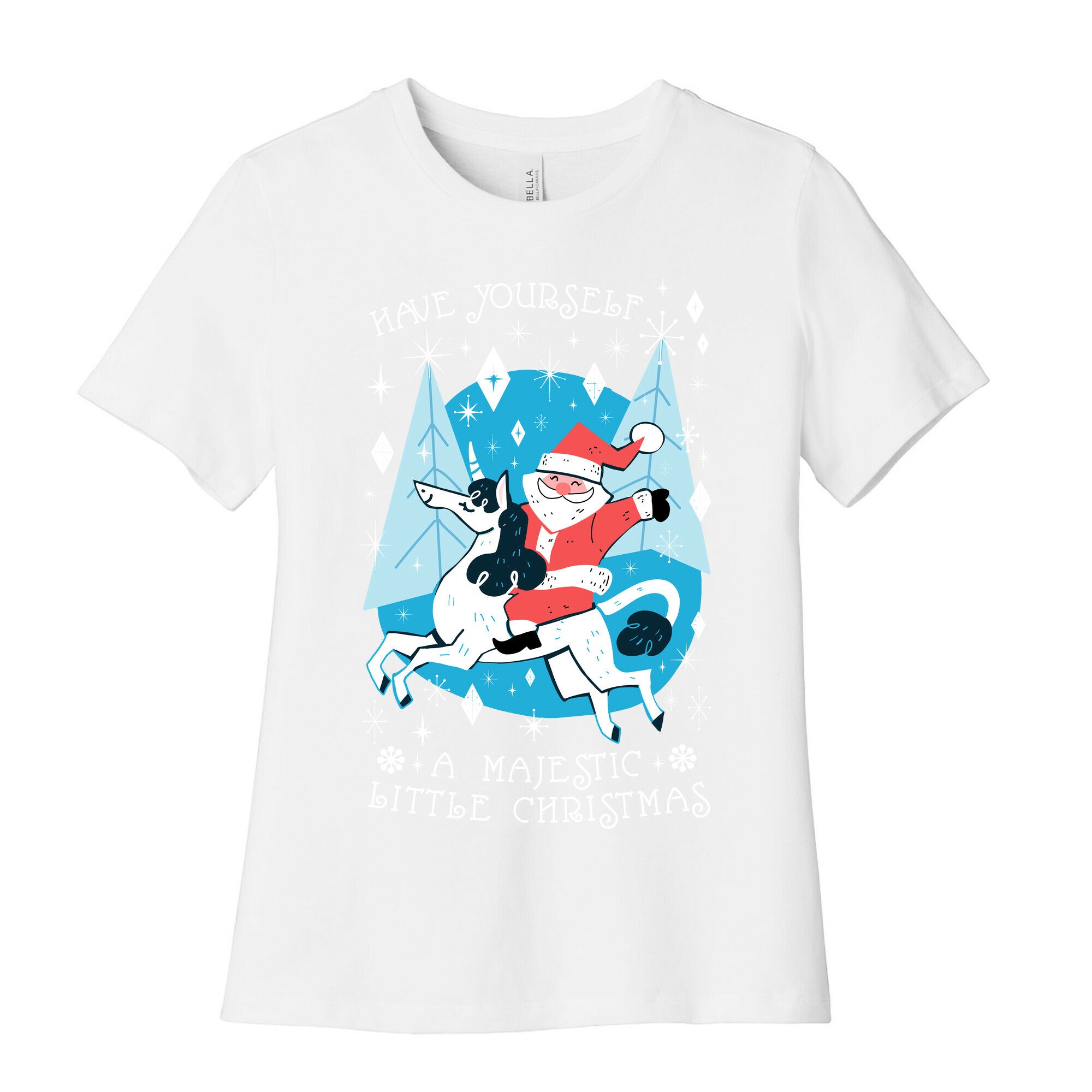 Have Yourself A Majestic Little Christmas Women's Cotton Tee
