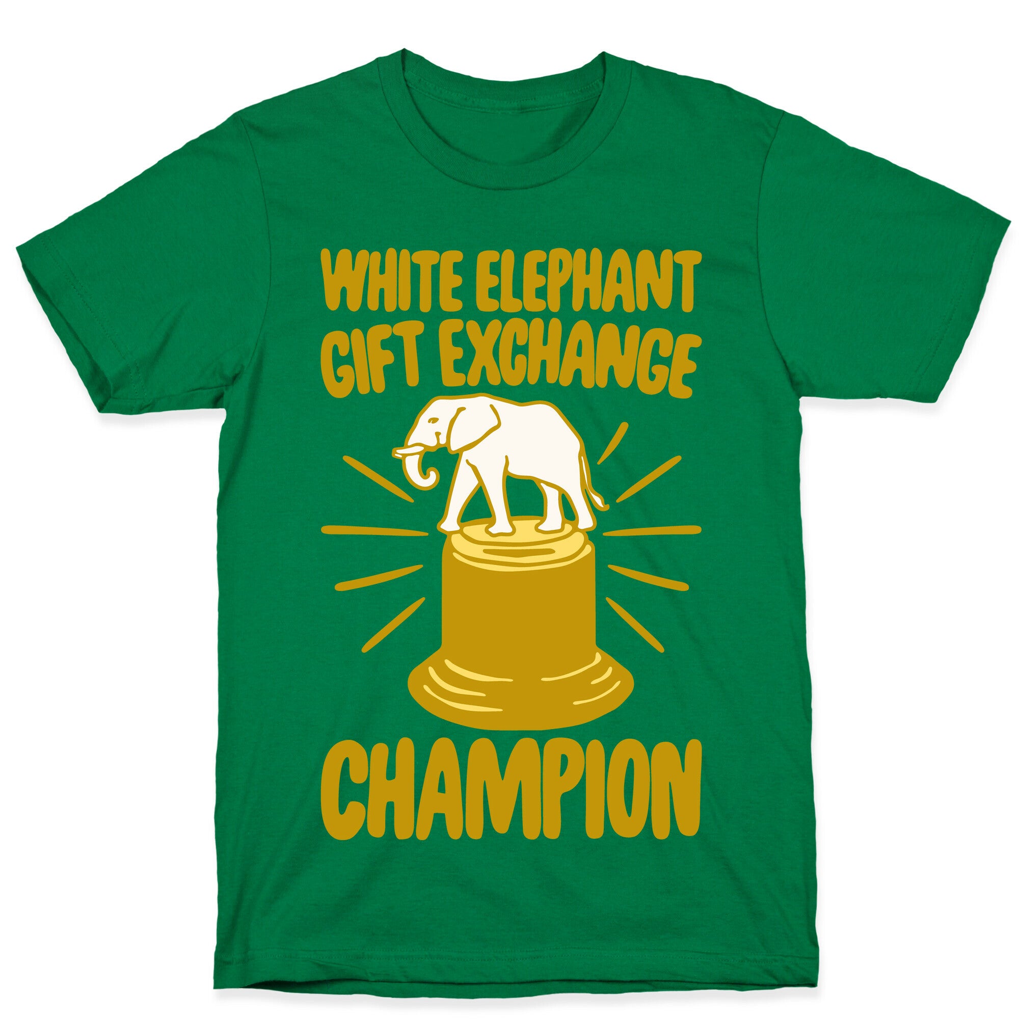 White Elephant Gift Exchange Champion T-Shirt