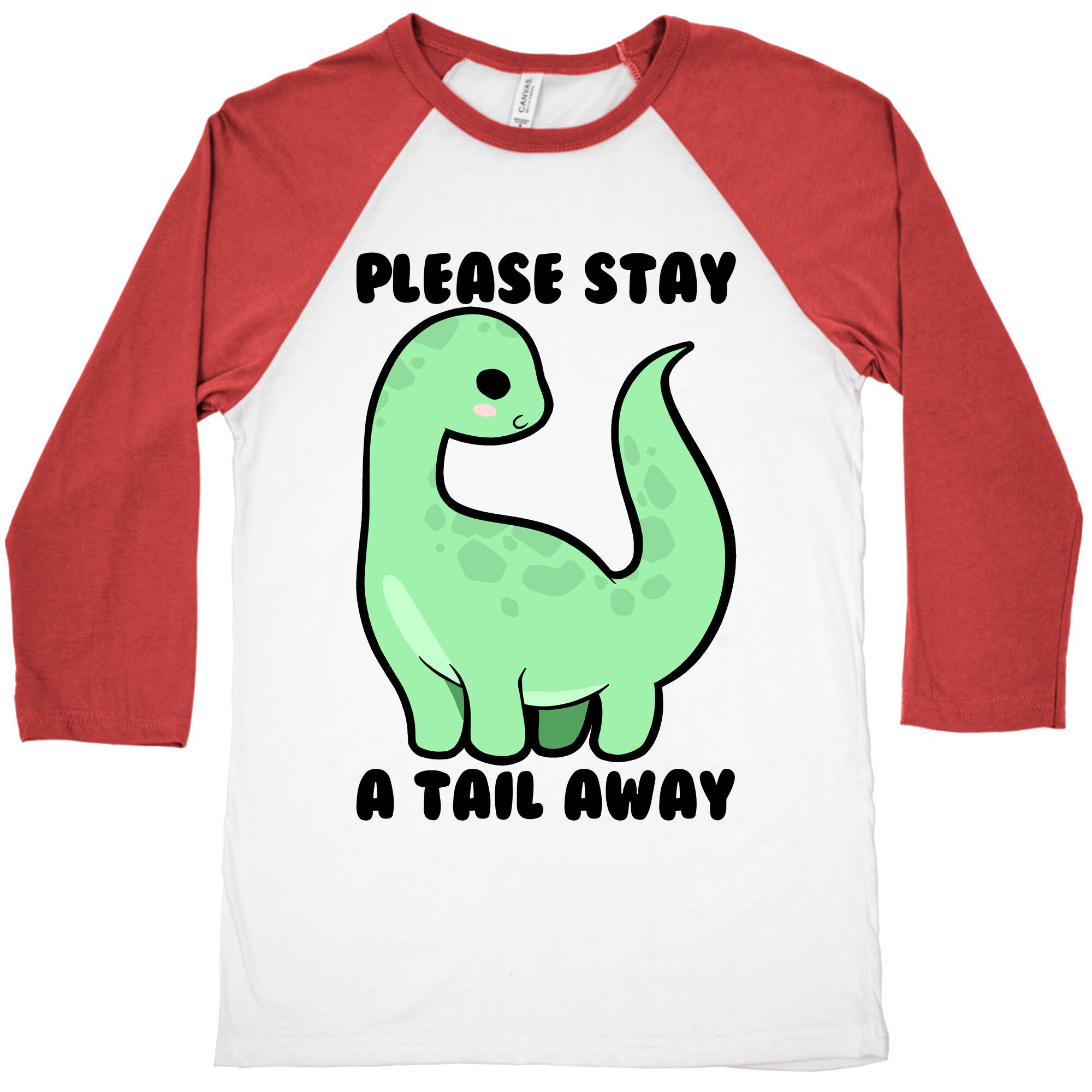 Please Stay A Tail Away Baseball Tee