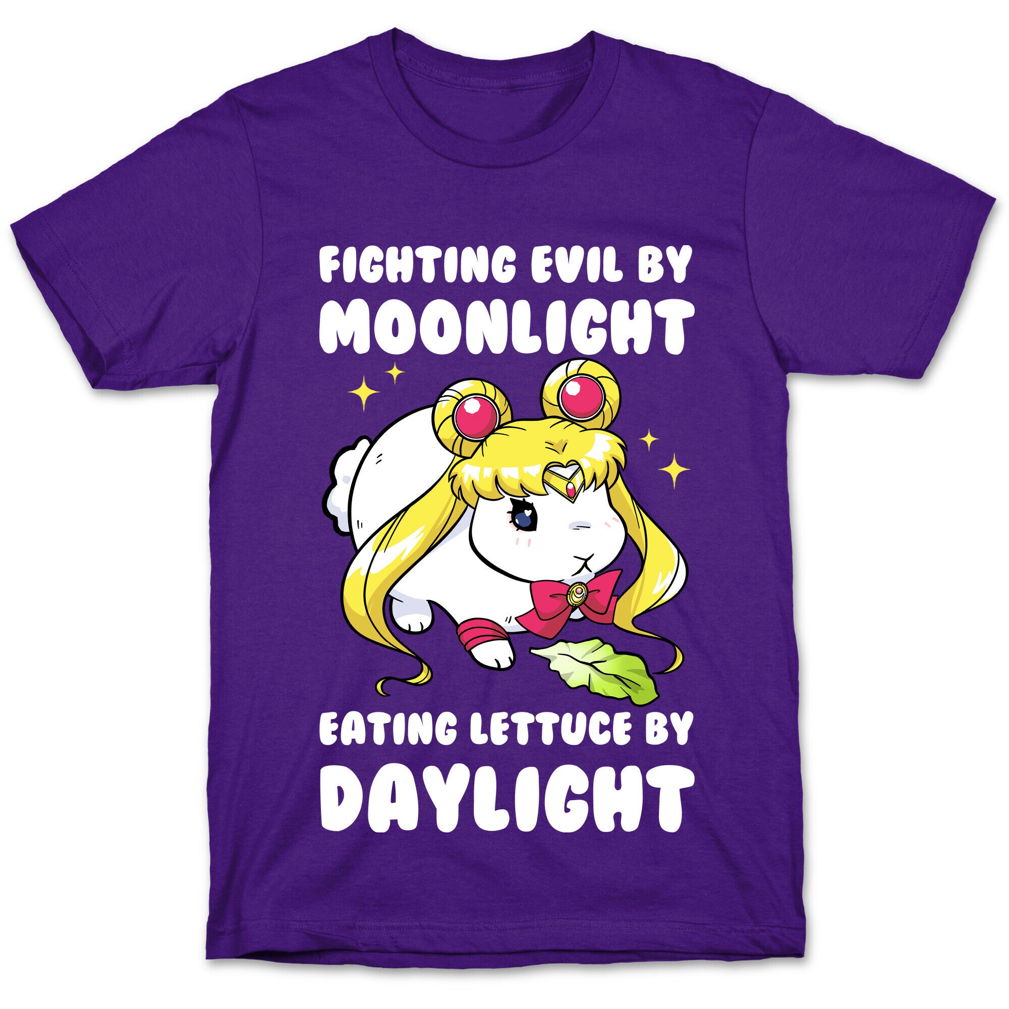Fighting Evil By Moonlight Eating Lettuce By Daylight T-Shirt