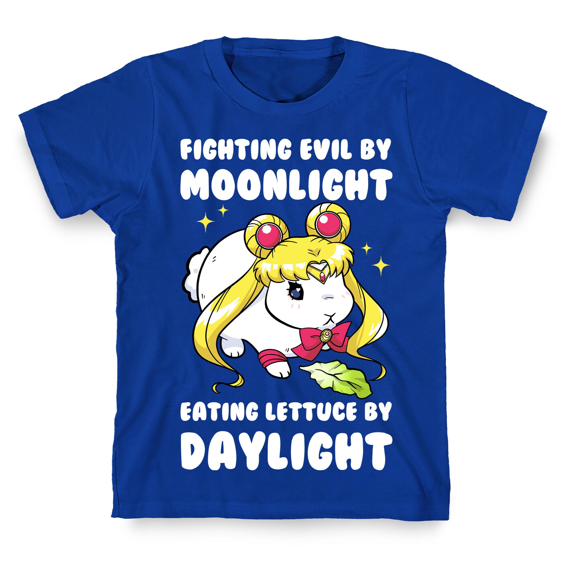 Fighting Evil By Moonlight Eating Lettuce By Daylight T-Shirt